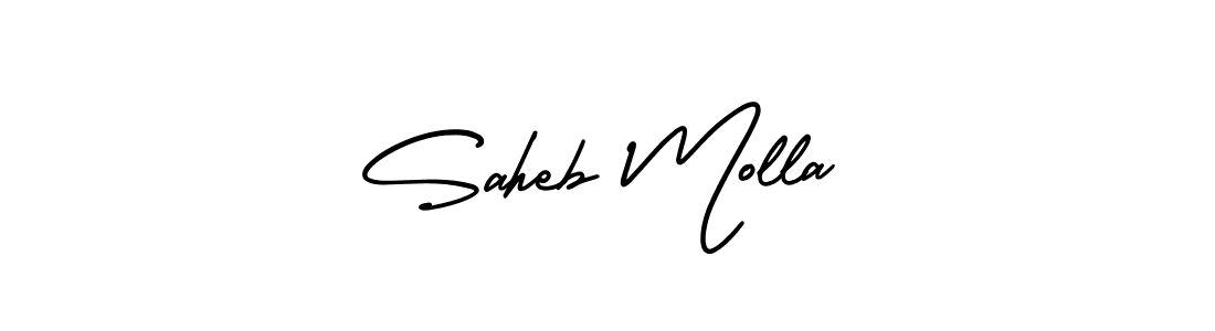 You can use this online signature creator to create a handwritten signature for the name Saheb Molla. This is the best online autograph maker. Saheb Molla signature style 3 images and pictures png