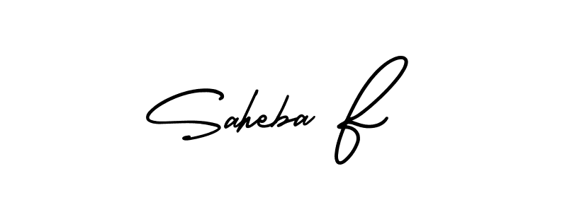 Create a beautiful signature design for name Saheba F. With this signature (AmerikaSignatureDemo-Regular) fonts, you can make a handwritten signature for free. Saheba F signature style 3 images and pictures png