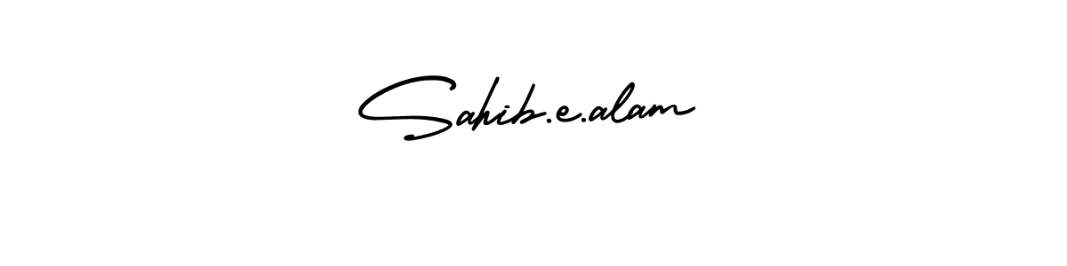 Also You can easily find your signature by using the search form. We will create Sahib.e.alam name handwritten signature images for you free of cost using AmerikaSignatureDemo-Regular sign style. Sahib.e.alam signature style 3 images and pictures png