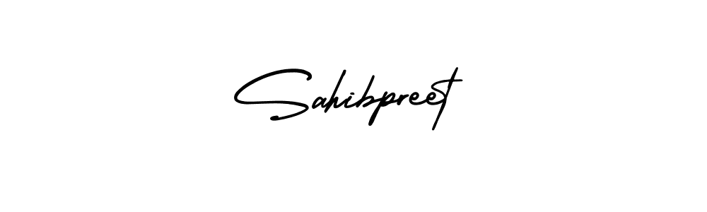 How to make Sahibpreet signature? AmerikaSignatureDemo-Regular is a professional autograph style. Create handwritten signature for Sahibpreet name. Sahibpreet signature style 3 images and pictures png