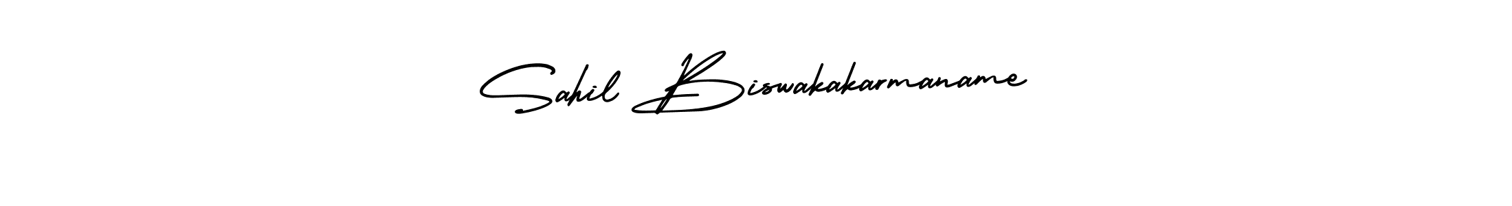 Once you've used our free online signature maker to create your best signature AmerikaSignatureDemo-Regular style, it's time to enjoy all of the benefits that Sahil Biswakakarmaname name signing documents. Sahil Biswakakarmaname signature style 3 images and pictures png