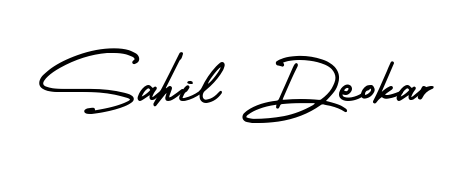 It looks like you need a new signature style for name Sahil Deokar. Design unique handwritten (AmerikaSignatureDemo-Regular) signature with our free signature maker in just a few clicks. Sahil Deokar signature style 3 images and pictures png