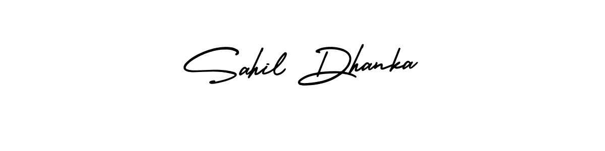 You can use this online signature creator to create a handwritten signature for the name Sahil Dhanka. This is the best online autograph maker. Sahil Dhanka signature style 3 images and pictures png