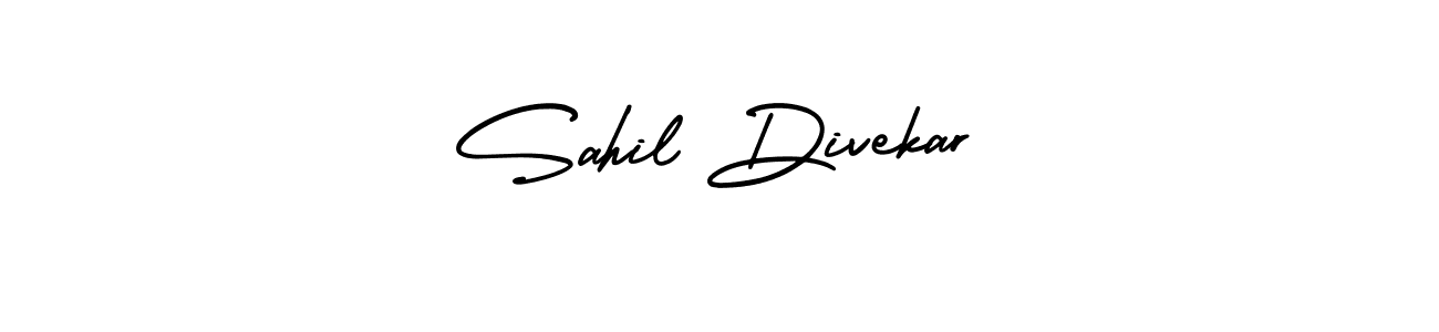 Best and Professional Signature Style for Sahil Divekar. AmerikaSignatureDemo-Regular Best Signature Style Collection. Sahil Divekar signature style 3 images and pictures png