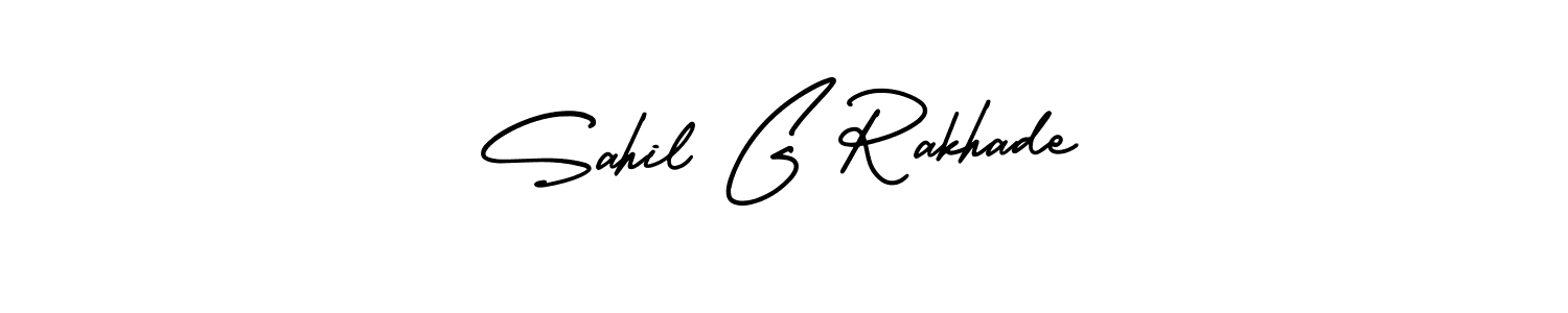 Here are the top 10 professional signature styles for the name Sahil G Rakhade. These are the best autograph styles you can use for your name. Sahil G Rakhade signature style 3 images and pictures png