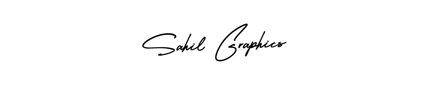 Design your own signature with our free online signature maker. With this signature software, you can create a handwritten (AmerikaSignatureDemo-Regular) signature for name Sahil Graphics. Sahil Graphics signature style 3 images and pictures png
