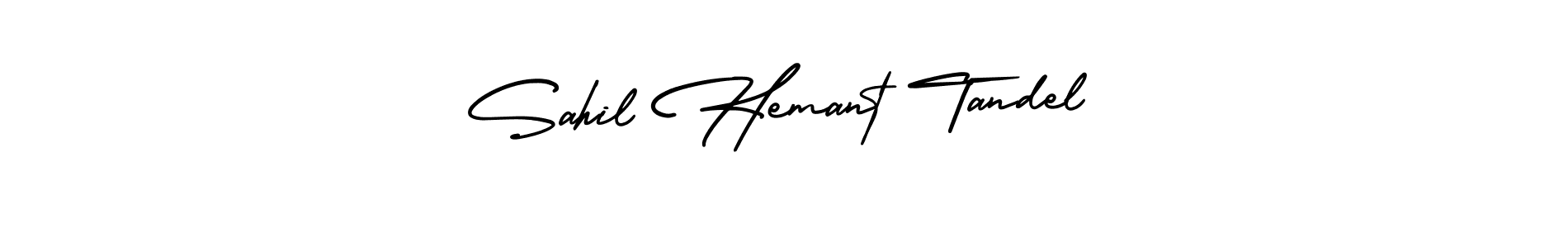 Also we have Sahil Hemant Tandel name is the best signature style. Create professional handwritten signature collection using AmerikaSignatureDemo-Regular autograph style. Sahil Hemant Tandel signature style 3 images and pictures png