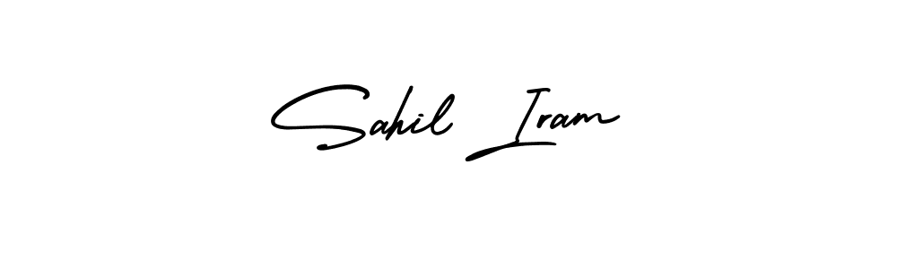 Make a beautiful signature design for name Sahil Iram. Use this online signature maker to create a handwritten signature for free. Sahil Iram signature style 3 images and pictures png