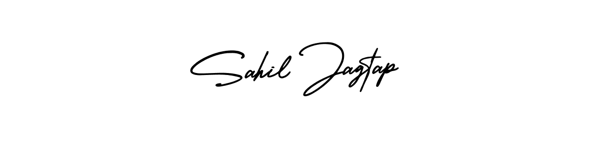 It looks lik you need a new signature style for name Sahil Jagtap. Design unique handwritten (AmerikaSignatureDemo-Regular) signature with our free signature maker in just a few clicks. Sahil Jagtap signature style 3 images and pictures png