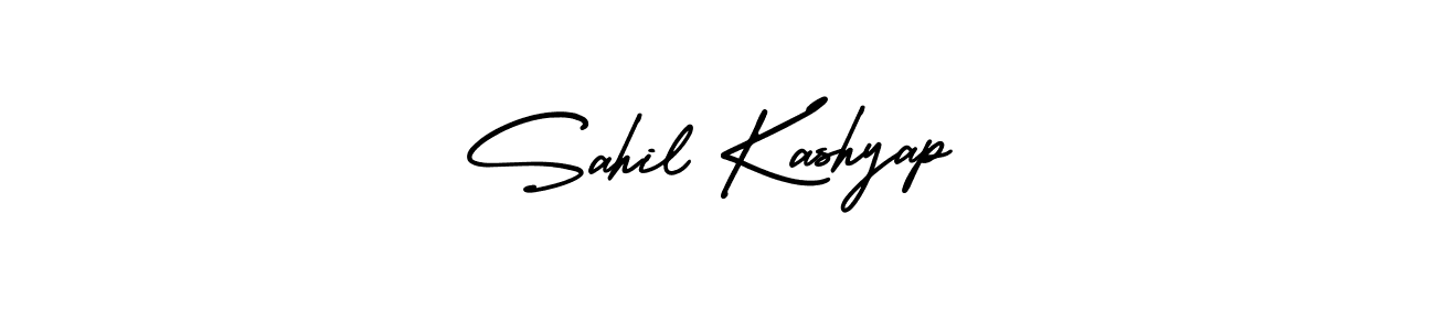 Design your own signature with our free online signature maker. With this signature software, you can create a handwritten (AmerikaSignatureDemo-Regular) signature for name Sahil Kashyap. Sahil Kashyap signature style 3 images and pictures png