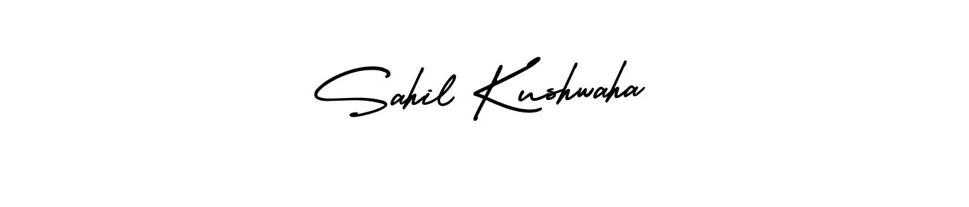 Best and Professional Signature Style for Sahil Kushwaha. AmerikaSignatureDemo-Regular Best Signature Style Collection. Sahil Kushwaha signature style 3 images and pictures png