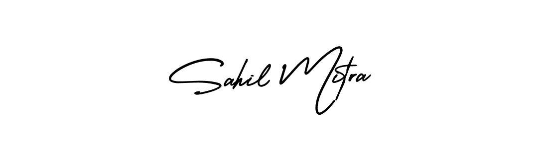 Best and Professional Signature Style for Sahil Mitra. AmerikaSignatureDemo-Regular Best Signature Style Collection. Sahil Mitra signature style 3 images and pictures png