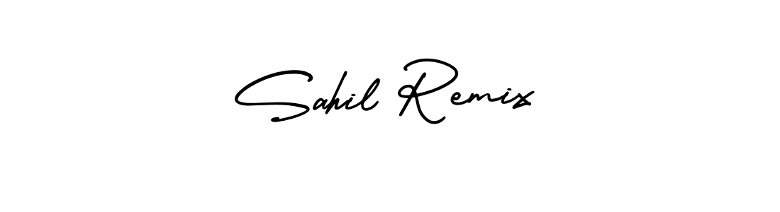 if you are searching for the best signature style for your name Sahil Remix. so please give up your signature search. here we have designed multiple signature styles  using AmerikaSignatureDemo-Regular. Sahil Remix signature style 3 images and pictures png