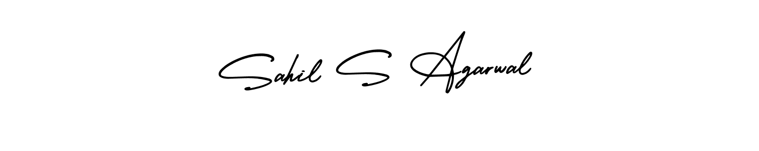 You can use this online signature creator to create a handwritten signature for the name Sahil S Agarwal. This is the best online autograph maker. Sahil S Agarwal signature style 3 images and pictures png