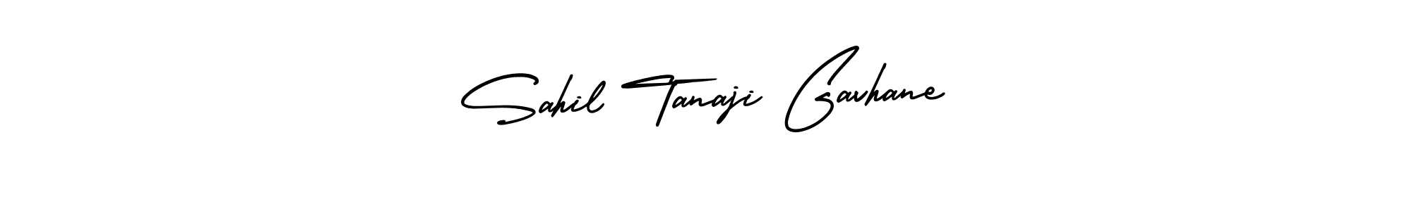 Design your own signature with our free online signature maker. With this signature software, you can create a handwritten (AmerikaSignatureDemo-Regular) signature for name Sahil Tanaji Gavhane. Sahil Tanaji Gavhane signature style 3 images and pictures png