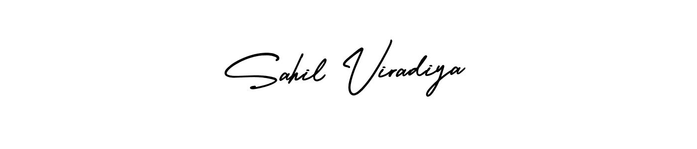 You can use this online signature creator to create a handwritten signature for the name Sahil Viradiya. This is the best online autograph maker. Sahil Viradiya signature style 3 images and pictures png