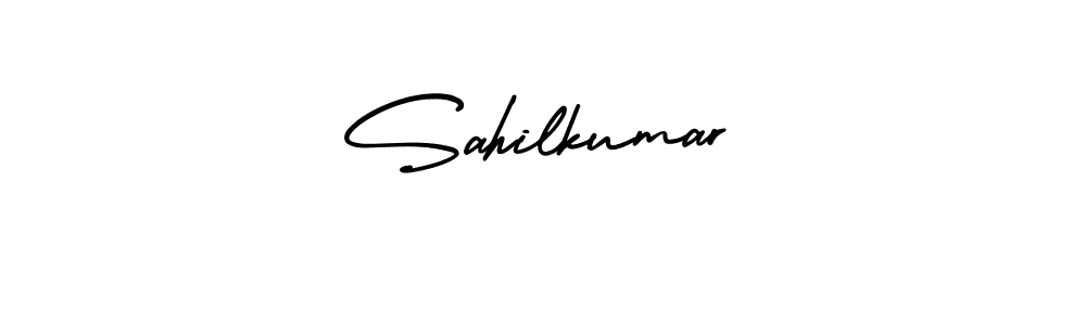 Also we have Sahilkumar name is the best signature style. Create professional handwritten signature collection using AmerikaSignatureDemo-Regular autograph style. Sahilkumar signature style 3 images and pictures png