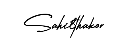 Build your personal autograph collection for name Sahilthakor with AmerikaSignatureDemo-Regular design. Browse, select, and save your favorites. Sahilthakor signature style 3 images and pictures png
