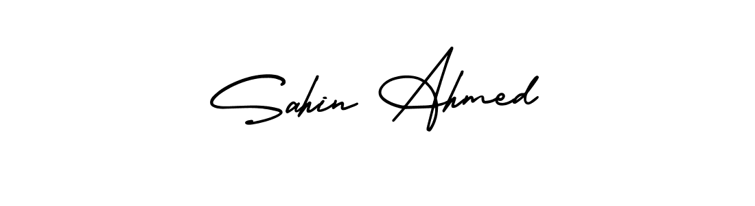 Here are the top 10 professional signature styles for the name Sahin Ahmed. These are the best autograph styles you can use for your name. Sahin Ahmed signature style 3 images and pictures png