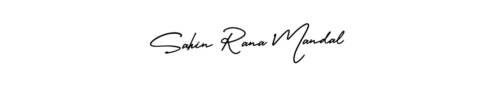 if you are searching for the best signature style for your name Sahin Rana Mandal. so please give up your signature search. here we have designed multiple signature styles  using AmerikaSignatureDemo-Regular. Sahin Rana Mandal signature style 3 images and pictures png