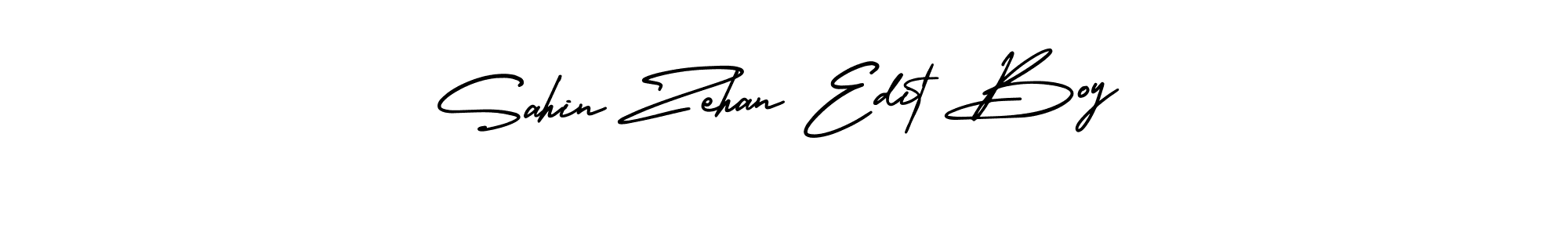 Sahin Zehan Edit Boy stylish signature style. Best Handwritten Sign (AmerikaSignatureDemo-Regular) for my name. Handwritten Signature Collection Ideas for my name Sahin Zehan Edit Boy. Sahin Zehan Edit Boy signature style 3 images and pictures png