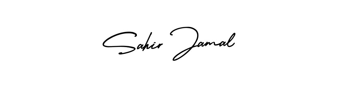 Also You can easily find your signature by using the search form. We will create Sahir Jamal name handwritten signature images for you free of cost using AmerikaSignatureDemo-Regular sign style. Sahir Jamal signature style 3 images and pictures png