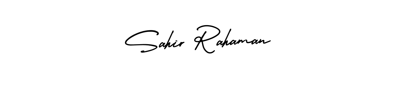 You can use this online signature creator to create a handwritten signature for the name Sahir Rahaman. This is the best online autograph maker. Sahir Rahaman signature style 3 images and pictures png