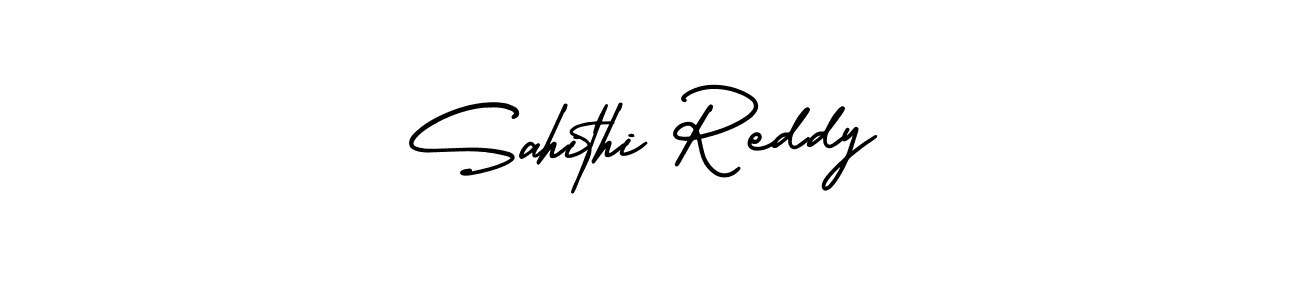 It looks lik you need a new signature style for name Sahithi Reddy. Design unique handwritten (AmerikaSignatureDemo-Regular) signature with our free signature maker in just a few clicks. Sahithi Reddy signature style 3 images and pictures png