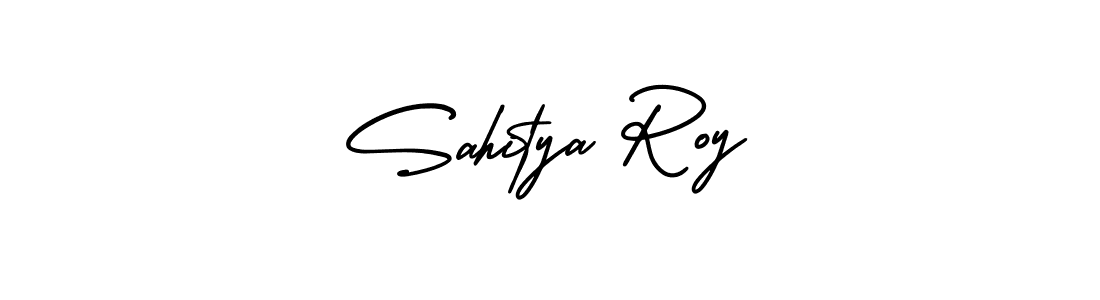 Make a beautiful signature design for name Sahitya Roy. With this signature (AmerikaSignatureDemo-Regular) style, you can create a handwritten signature for free. Sahitya Roy signature style 3 images and pictures png