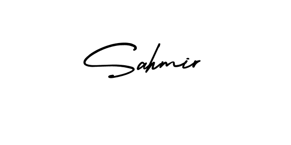 Make a beautiful signature design for name Sahmir. With this signature (AmerikaSignatureDemo-Regular) style, you can create a handwritten signature for free. Sahmir signature style 3 images and pictures png