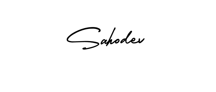 Also we have Sahodev name is the best signature style. Create professional handwritten signature collection using AmerikaSignatureDemo-Regular autograph style. Sahodev signature style 3 images and pictures png