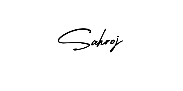This is the best signature style for the Sahroj name. Also you like these signature font (AmerikaSignatureDemo-Regular). Mix name signature. Sahroj signature style 3 images and pictures png