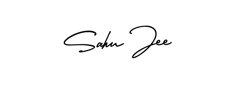 AmerikaSignatureDemo-Regular is a professional signature style that is perfect for those who want to add a touch of class to their signature. It is also a great choice for those who want to make their signature more unique. Get Sahu Jee name to fancy signature for free. Sahu Jee signature style 3 images and pictures png