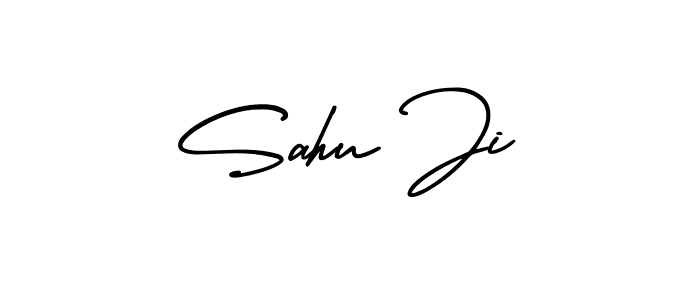 Make a beautiful signature design for name Sahu Ji. With this signature (AmerikaSignatureDemo-Regular) style, you can create a handwritten signature for free. Sahu Ji signature style 3 images and pictures png