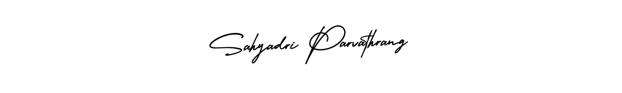 How to make Sahyadri Parvathrang signature? AmerikaSignatureDemo-Regular is a professional autograph style. Create handwritten signature for Sahyadri Parvathrang name. Sahyadri Parvathrang signature style 3 images and pictures png