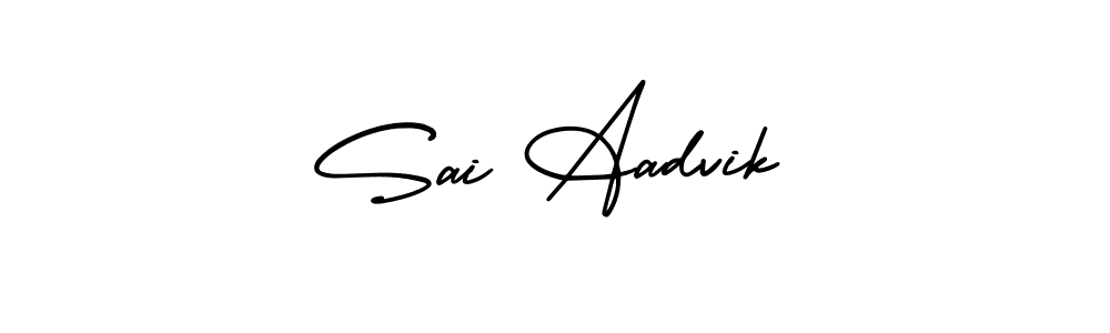 Best and Professional Signature Style for Sai Aadvik. AmerikaSignatureDemo-Regular Best Signature Style Collection. Sai Aadvik signature style 3 images and pictures png