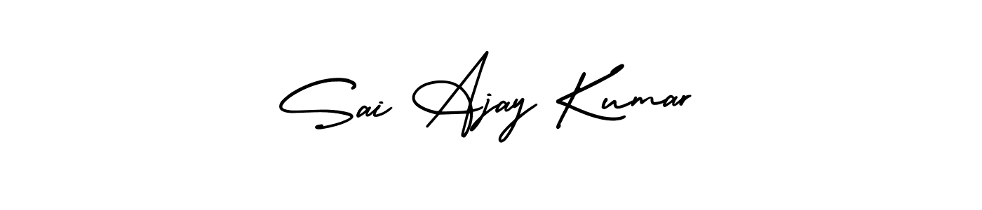 Make a beautiful signature design for name Sai Ajay Kumar. With this signature (AmerikaSignatureDemo-Regular) style, you can create a handwritten signature for free. Sai Ajay Kumar signature style 3 images and pictures png