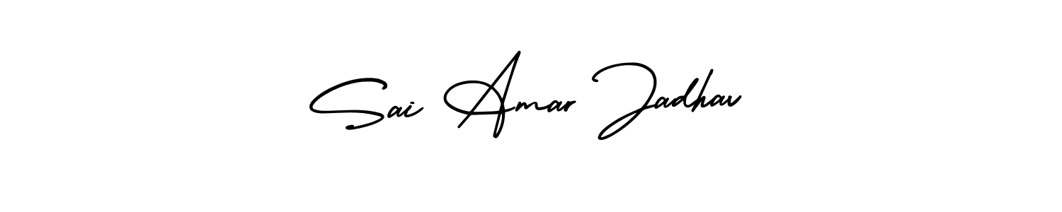 Design your own signature with our free online signature maker. With this signature software, you can create a handwritten (AmerikaSignatureDemo-Regular) signature for name Sai Amar Jadhav. Sai Amar Jadhav signature style 3 images and pictures png