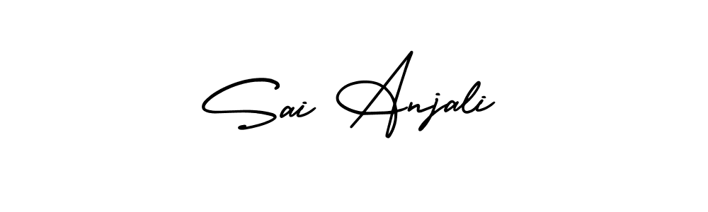 Make a beautiful signature design for name Sai Anjali. With this signature (AmerikaSignatureDemo-Regular) style, you can create a handwritten signature for free. Sai Anjali signature style 3 images and pictures png