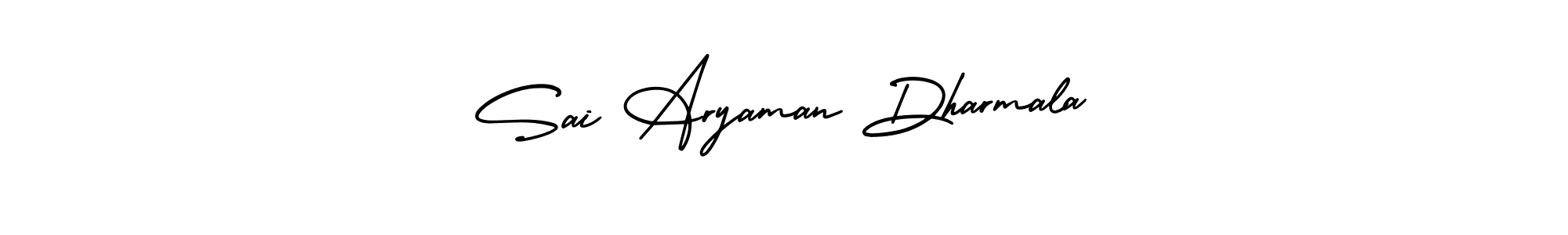 How to make Sai Aryaman Dharmala name signature. Use AmerikaSignatureDemo-Regular style for creating short signs online. This is the latest handwritten sign. Sai Aryaman Dharmala signature style 3 images and pictures png