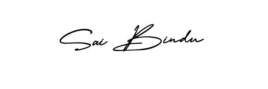 Sai Bindu stylish signature style. Best Handwritten Sign (AmerikaSignatureDemo-Regular) for my name. Handwritten Signature Collection Ideas for my name Sai Bindu. Sai Bindu signature style 3 images and pictures png