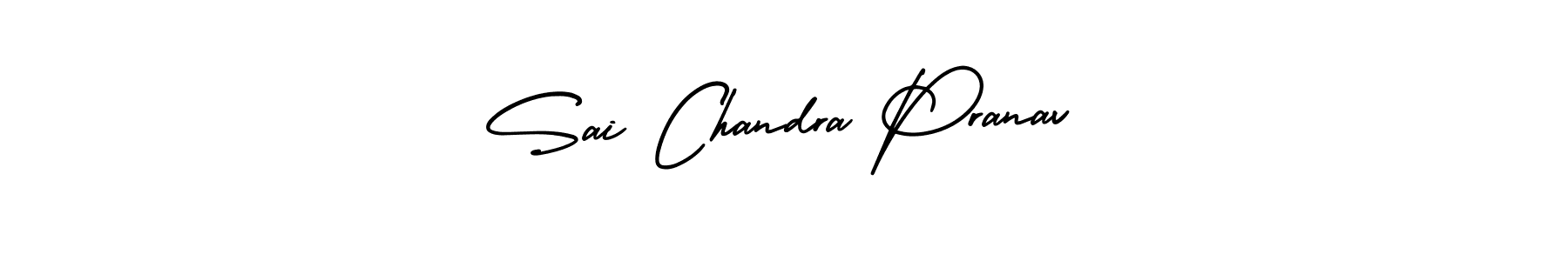 Create a beautiful signature design for name Sai Chandra Pranav. With this signature (AmerikaSignatureDemo-Regular) fonts, you can make a handwritten signature for free. Sai Chandra Pranav signature style 3 images and pictures png