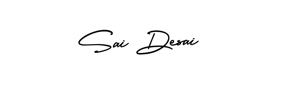 Create a beautiful signature design for name Sai Desai. With this signature (AmerikaSignatureDemo-Regular) fonts, you can make a handwritten signature for free. Sai Desai signature style 3 images and pictures png