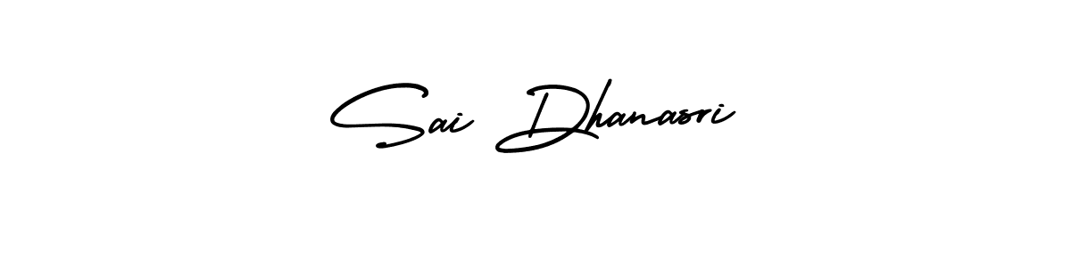 Similarly AmerikaSignatureDemo-Regular is the best handwritten signature design. Signature creator online .You can use it as an online autograph creator for name Sai Dhanasri. Sai Dhanasri signature style 3 images and pictures png