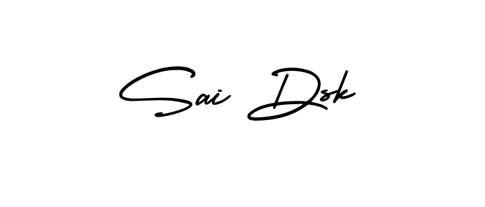 How to Draw Sai Dsk signature style? AmerikaSignatureDemo-Regular is a latest design signature styles for name Sai Dsk. Sai Dsk signature style 3 images and pictures png