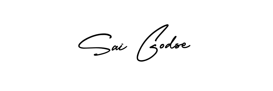 It looks lik you need a new signature style for name Sai Godse. Design unique handwritten (AmerikaSignatureDemo-Regular) signature with our free signature maker in just a few clicks. Sai Godse signature style 3 images and pictures png