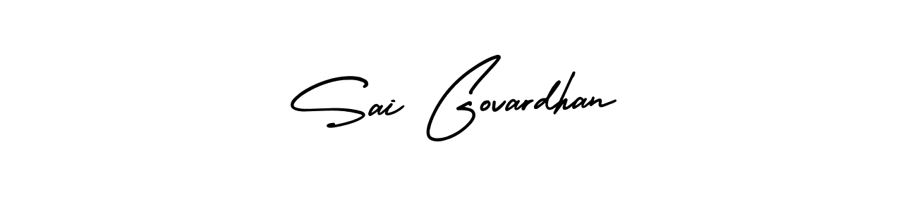 This is the best signature style for the Sai Govardhan name. Also you like these signature font (AmerikaSignatureDemo-Regular). Mix name signature. Sai Govardhan signature style 3 images and pictures png