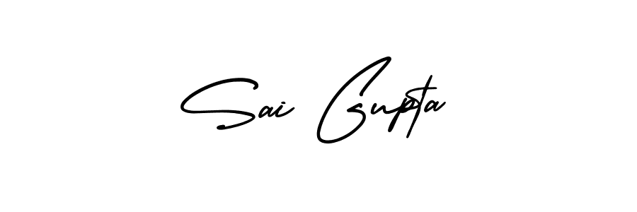 Design your own signature with our free online signature maker. With this signature software, you can create a handwritten (AmerikaSignatureDemo-Regular) signature for name Sai Gupta. Sai Gupta signature style 3 images and pictures png