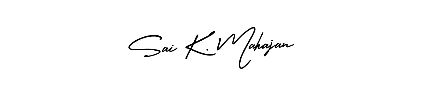 Design your own signature with our free online signature maker. With this signature software, you can create a handwritten (AmerikaSignatureDemo-Regular) signature for name Sai K. Mahajan. Sai K. Mahajan signature style 3 images and pictures png