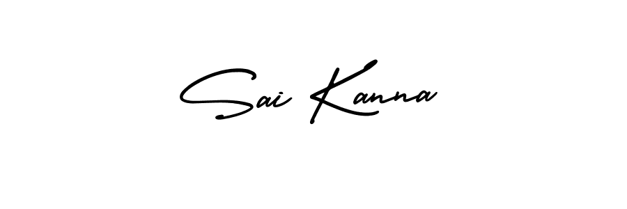 Sai Kanna stylish signature style. Best Handwritten Sign (AmerikaSignatureDemo-Regular) for my name. Handwritten Signature Collection Ideas for my name Sai Kanna. Sai Kanna signature style 3 images and pictures png